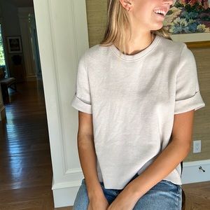 Madewell short-sleeved sweater